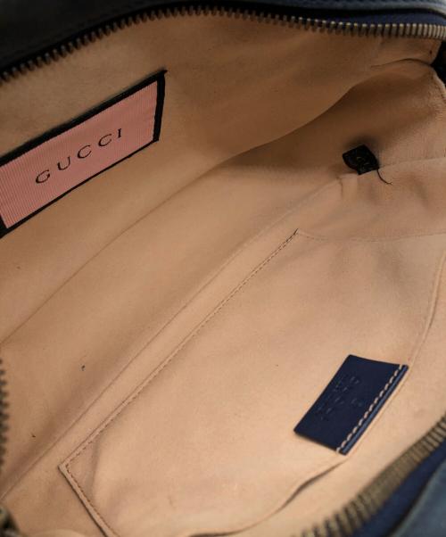 GUCCI（グッチ）GUCCI (グッチ) ショルダーバッグ ネイビー サイズ:下記参照の古着・服飾アイテム