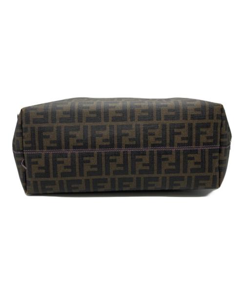 FENDI（フェンディ）FENDI (フェンディ) ズッカ柄PVCトートバッグ ブラウンの古着・服飾アイテム
