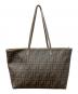 FENDI (フェンディ) ズッカ柄PVCトートバッグ ブラウン：30000円