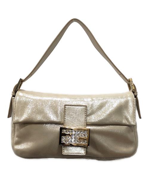 FENDI（フェンディ）FENDI (フェンディ) ショルダーバッグ ベージュの古着・服飾アイテム