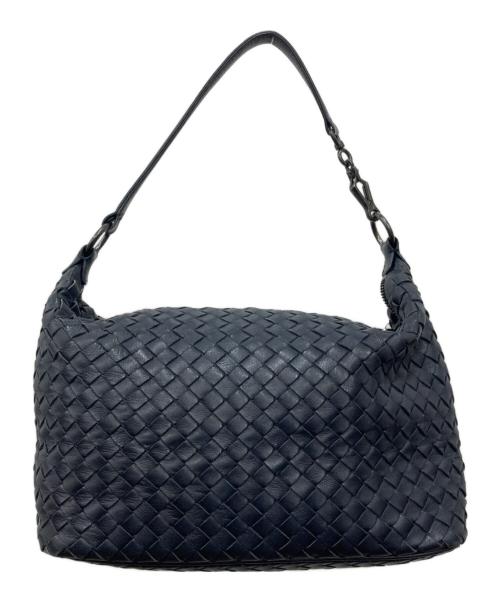 BOTTEGA VENETA（ボッテガベネタ）BOTTEGA VENETA (ボッテガベネタ) ワンショルダーバッグ ネイビーの古着・服飾アイテム
