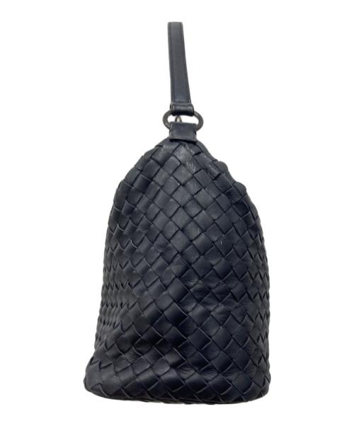 BOTTEGA VENETA（ボッテガベネタ）BOTTEGA VENETA (ボッテガベネタ) ワンショルダーバッグ ネイビーの古着・服飾アイテム