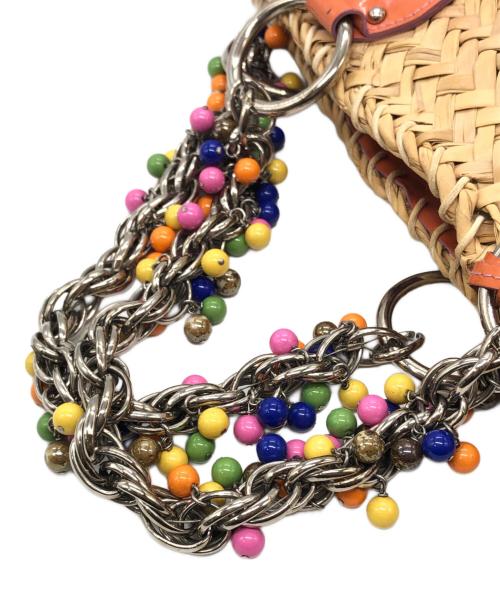 DOLCE & GABBANA（ドルチェ＆ガッバーナ）DOLCE & GABBANA (ドルチェ＆ガッバーナ) カゴバッグ ベージュ サイズ:下記参照の古着・服飾アイテム