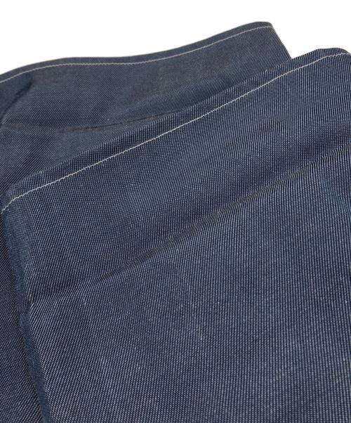 COMME des GARCONS HOMME PLUS（コムデギャルソンオムプリュス）COMME des GARCONS HOMME PLUS (コムデギャルソンオムプリュス) コットン×ポリエステル ワイドパンツ ブルー サイズ:Sの古着・服飾アイテム