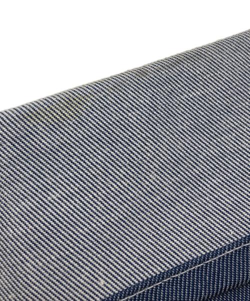 COMME des GARCONS HOMME PLUS（コムデギャルソンオムプリュス）COMME des GARCONS HOMME PLUS (コムデギャルソンオムプリュス) コットン×ポリエステル ワイドパンツ ブルー サイズ:Sの古着・服飾アイテム