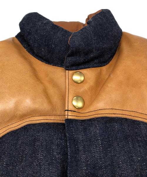 WAREHOUSE（ウエアハウス）WAREHOUSE (ウエアハウス) RockyMountainFeatherBed (ロッキーマウンテンフェザーベッド) ダウンベスト インディゴ サイズ:40の古着・服飾アイテム