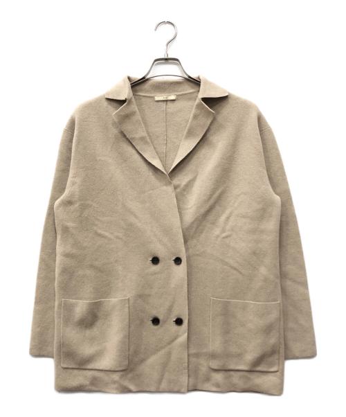 Plage（プラージュ）Plage (プラージュ) ミラノリブニットジャケット ベージュ サイズ:下記参照の古着・服飾アイテム