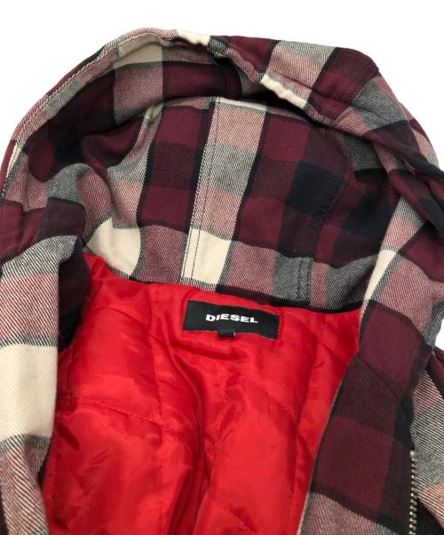 DIESEL（ディーゼル）DIESEL (ディーゼル) J-VASILEVICH JACKET レッド サイズ:Mの古着・服飾アイテム
