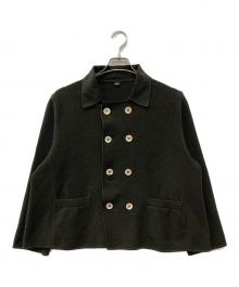 45R（フォーティファイブ・アール）の古着「カノコニットソーのジャケット」｜オリーブ