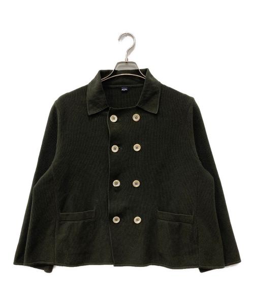 45R（フォーティファイブ・アール）45R (フォーティファイブ・アール) カノコニットソーのジャケット オリーブ サイズ:下記参照の古着・服飾アイテム