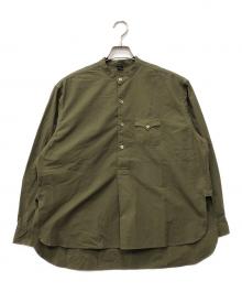 45R（フォーティファイブ・アール）の古着「コンパクトダンプの908オーシャン馬風シャツ」｜オリーブ