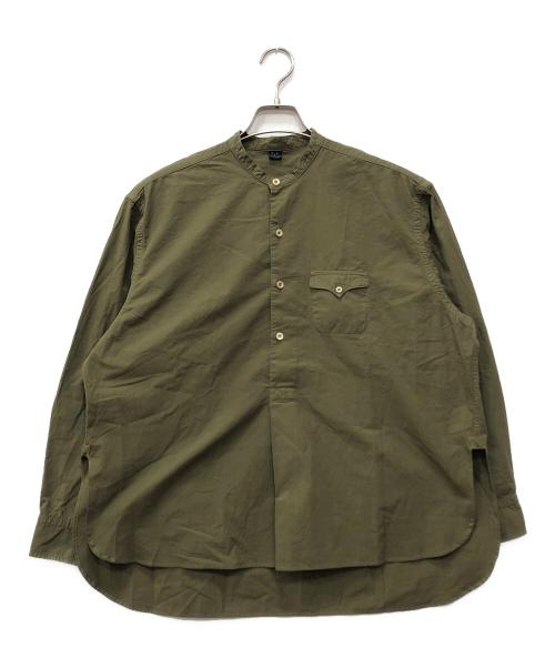 45R（フォーティファイブ・アール）45R (フォーティファイブ・アール) コンパクトダンプの908オーシャン馬風シャツ オリーブ サイズ:下記参照の古着・服飾アイテム