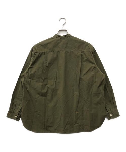 45R（フォーティファイブ・アール）45R (フォーティファイブ・アール) コンパクトダンプの908オーシャン馬風シャツ オリーブ サイズ:下記参照の古着・服飾アイテム