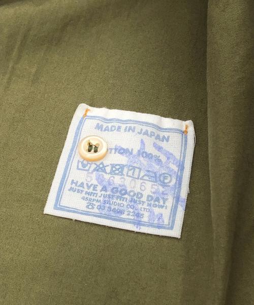 45R（フォーティファイブ・アール）45R (フォーティファイブ・アール) コンパクトダンプの908オーシャン馬風シャツ オリーブ サイズ:下記参照の古着・服飾アイテム