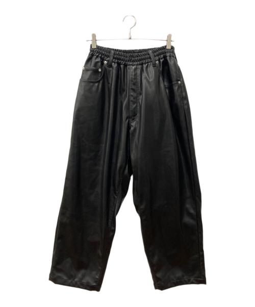 COOTIE PRODUCTIONS（クーティープロダクツ）COOTIE PRODUCTIONS (クーティープロダクツ) Faux Leather Pants ブラック サイズ:Sの古着・服飾アイテム