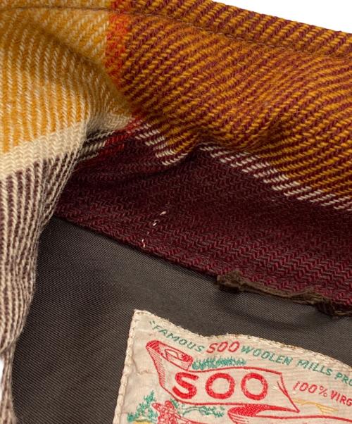 SOO WOOLEN MILLS（スー ウーレン ミルズ）SOO WOOLEN MILLS (スー ウーレン ミルズ) ウールジャケット イエロー サイズ:下記参照の古着・服飾アイテム