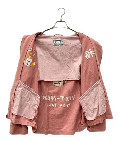 HOUSTON（ヒューストン）HOUSTON (ヒューストン) ベトジャン ピンク サイズ:Lの古着・服飾アイテム