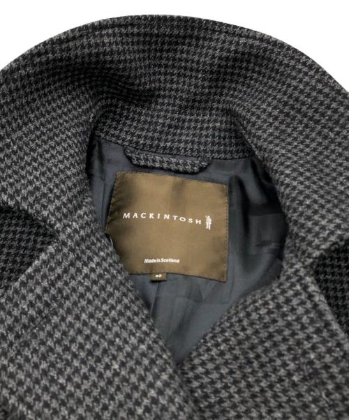 MACKINTOSH（マッキントッシュ）MACKINTOSH (マッキントッシュ) 千鳥柄ダブルコート グレー サイズ:32の古着・服飾アイテム
