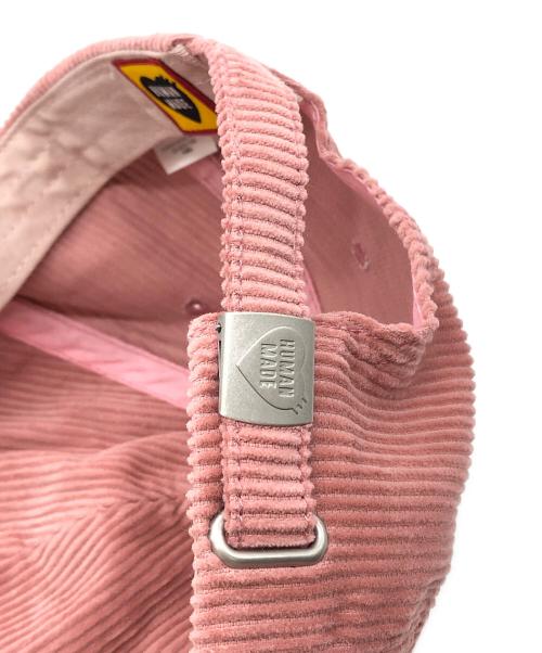 HUMAN MADE（ヒューマンメイド）HUMAN MADE (ヒューマンメイド) 6PANEL CORDUROY CAP ピンク サイズ:下記参照の古着・服飾アイテム