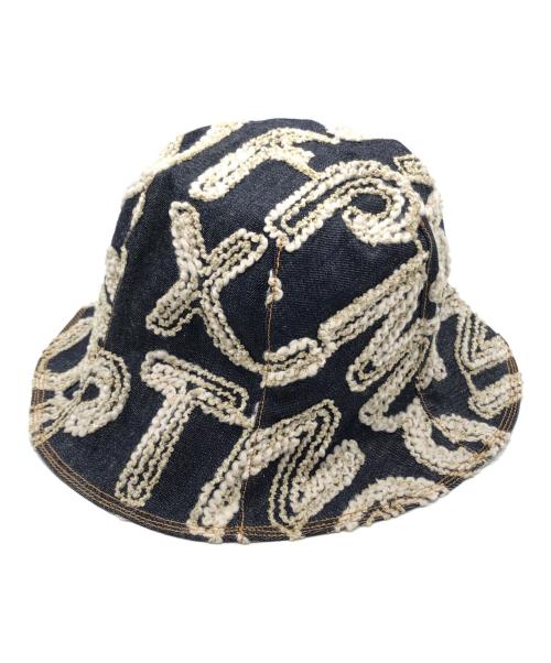 uniform experiment（ユニフォームエクスペリメント）uniform experiment (ユニフォームエクスペリメント) OVERFLOW DENIM REVERSIBLE HAT ブラック サイズ:下記参照の古着・服飾アイテム