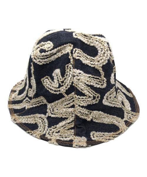 uniform experiment（ユニフォームエクスペリメント）uniform experiment (ユニフォームエクスペリメント) OVERFLOW DENIM REVERSIBLE HAT ブラック サイズ:下記参照の古着・服飾アイテム