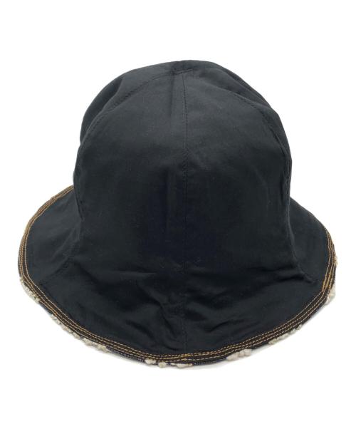 uniform experiment（ユニフォームエクスペリメント）uniform experiment (ユニフォームエクスペリメント) OVERFLOW DENIM REVERSIBLE HAT ブラック サイズ:下記参照の古着・服飾アイテム