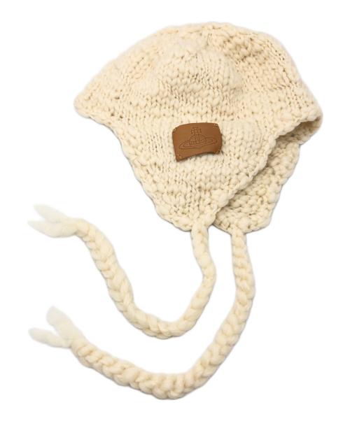 Vivienne Westwood（ヴィヴィアンウエストウッド）Vivienne Westwood (ヴィヴィアンウエストウッド) ニットワッチ アイボリー サイズ:下記参照の古着・服飾アイテム