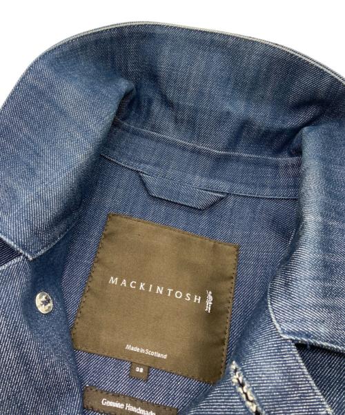 MACKINTOSH（マッキントッシュ）MACKINTOSH (マッキントッシュ) ゴム引きデニムコート インディゴ サイズ:38の古着・服飾アイテム