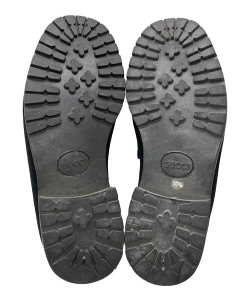 GUCCI（グッチ）GUCCI (グッチ) ホースビットローファー ブラック サイズ:40 1/2の古着・服飾アイテム