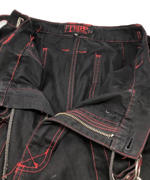 TRIPP（トリップ）TRIPP (トリップ) クロップドカーゴパンツ ブラック サイズ:Lの古着・服飾アイテム
