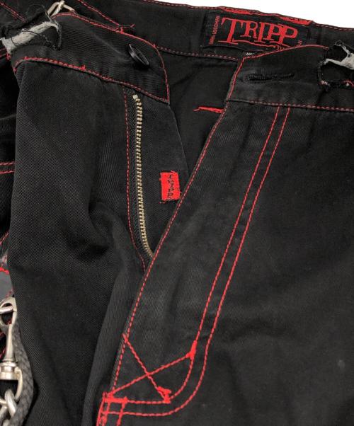 TRIPP（トリップ）TRIPP (トリップ) クロップドカーゴパンツ ブラック サイズ:Lの古着・服飾アイテム