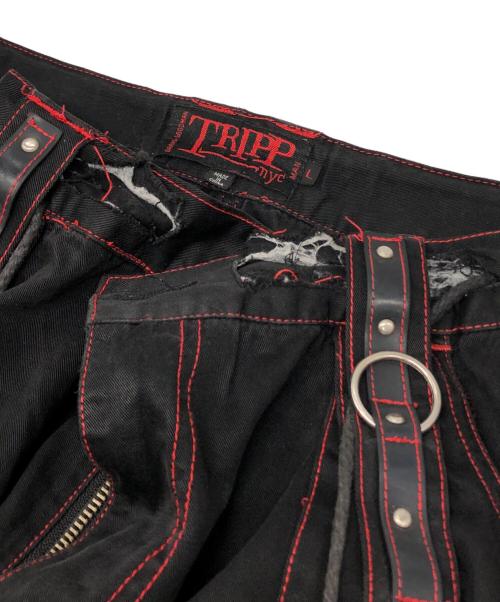 TRIPP（トリップ）TRIPP (トリップ) クロップドカーゴパンツ ブラック サイズ:Lの古着・服飾アイテム