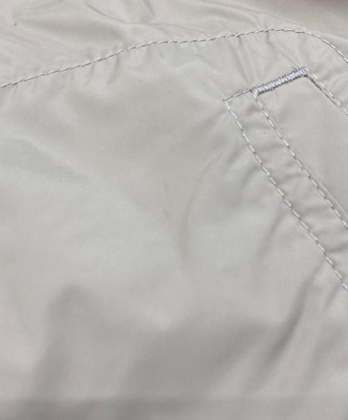 COMME des GARCONS HOMME（コムデギャルソン オム）COMME des GARCONS HOMME (コムデギャルソン オム) 丸襟ナイロンデザインジャケット ベージュ サイズ:Sの古着・服飾アイテム