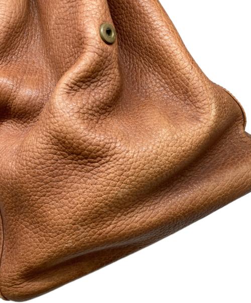 POLO RALPH LAUREN（ポロ・ラルフローレン）POLO RALPH LAUREN (ポロ・ラルフローレン) レザーハンドバッグ ブラウン サイズ:下記参照の古着・服飾アイテム