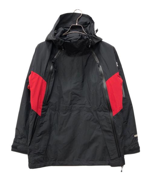 Abu Garcia（アブガルシア）Abu Garcia (アブガルシア) サイドジップマウンテンパーカー ブラック サイズ:Mの古着・服飾アイテム