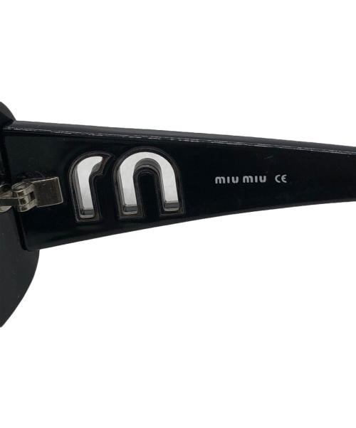 MIU MIU（ミュウミュウ）MIU MIU (ミュウミュウ) サングラス ブラックの古着・服飾アイテム