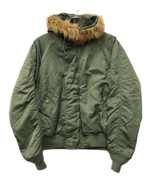 ALPHA（アルファ）ALPHA (アルファ) N-2Bジャケット ベージュ サイズ:USA:Sの古着・服飾アイテム