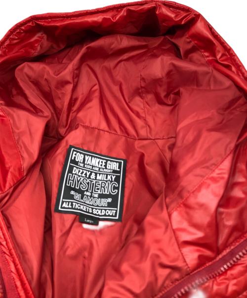 Hysteric Glamour（ヒステリックグラマー）Hysteric Glamour (ヒステリックグラマー) RACING フーデットブルゾン レッド サイズ:Lの古着・服飾アイテム