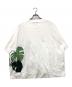 Licht Bestreben (リヒトベシュトレーベン) EMBROIDERY MONSTERA LOOSE TEE ホワイト サイズ:2：8000円