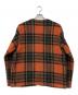 south2 west8 (サウスツー ウエストエイト) チェック柄フリースジャケット オレンジ サイズ:M：11000円