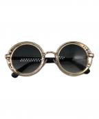 JIMMY CHOOジミーチュウ）の古着「サングラス」｜ゴールド