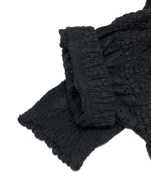 JIL SANDER（ジルサンダー）JIL SANDER (ジルサンダー) アシンメトリーブラウス ブラック サイズ:Mの古着・服飾アイテム