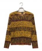 Jean Paul Gaultier FEMMEジャンポールゴルチエ フェム）の古着「プリースブラウス」｜イエロー