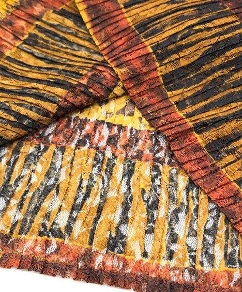 Jean Paul Gaultier FEMME（ジャンポールゴルチエ フェム）Jean Paul GAULTIER FEMME (ジャンポールゴルチエ フェム) プリースブラウス イエロー サイズ:40の古着・服飾アイテム