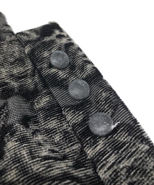 Jean Paul Gaultier FEMME（ジャンポールゴルチエ フェム）Jean Paul GAULTIER FEMME (ジャンポールゴルチエ フェム) 花柄コーデュロイワンピース ブラック サイズ:38の古着・服飾アイテム