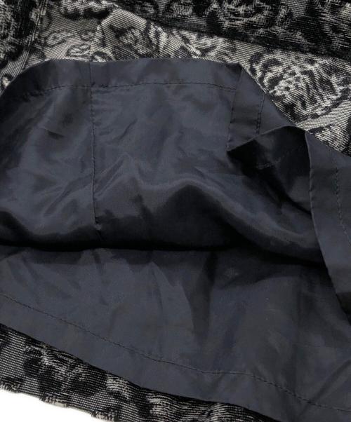 Jean Paul Gaultier FEMME（ジャンポールゴルチエ フェム）Jean Paul GAULTIER FEMME (ジャンポールゴルチエ フェム) 花柄コーデュロイワンピース ブラック サイズ:38の古着・服飾アイテム