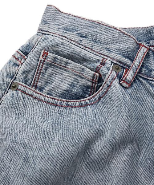 A BATHING APE（ア ベイシング エイプ）A BATHING APE (ア ベイシング エイプ) デニムショートパンツ ブルー サイズ:Sの古着・服飾アイテム