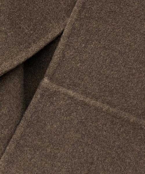 MUSE（ミューズ）MUSE (ミューズ) victorian リバーロングノーカラーコート ベージュ サイズ:36の古着・服飾アイテム