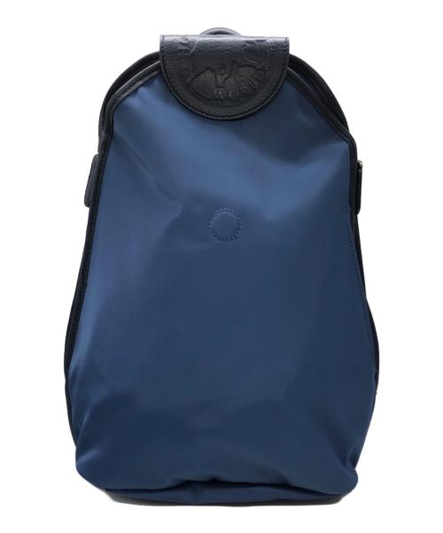 HUNTING WORLD（ハンティングワールド）HUNTING WORLD (ハンティングワールド) リュック ブルー サイズ:下記参照の古着・服飾アイテム