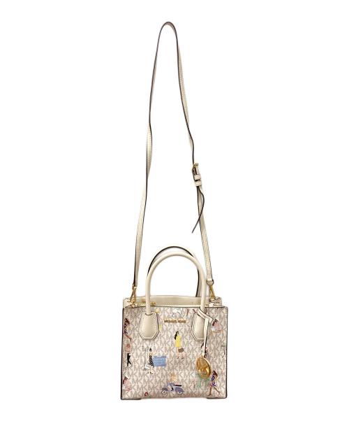 MICHAEL KORS（マイケル・コース）MICHAEL KORS (マイケル・コース) 2WAYバッグ ベージュの古着・服飾アイテム